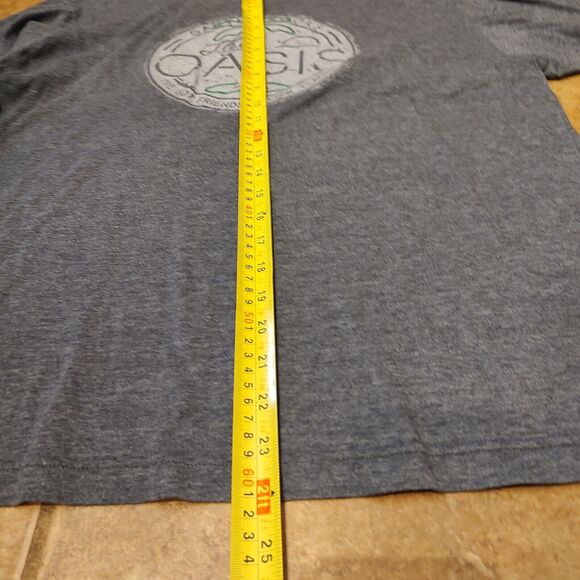 Garth Brooks Oasis Men's T-shirt Short Sleeve Double Sided Print Gray Med - Picture 4 of 6